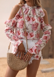 (Real Image)2022 Styles Women Sexy INS Styles Floral Bohemian Shirts