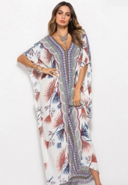 (Real Image)2022 Styles Women Sexy INS Styles Floral Bohemian Maxi Dress
