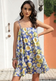 (Real Image)2022 Styles Women Fashion INS Styles Floral Bohemian Mini Dress