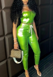 (Real Image)2022 Styles Women Fashion Summer TikTok&Instagram Styles Green Two Piece Suit