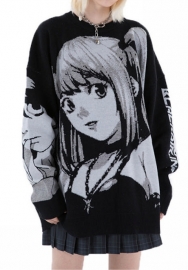 (Real Image)2022 Styles Women Fashion Spring&Winter TikTok&Instagram Styles Long Sleeve Cartoon Sweater Tops