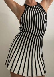 (Real Image)2022 Styles Women Sexy Spring&Winter TikTok&Instagram Styles Contrast Color Summer Mini Dress