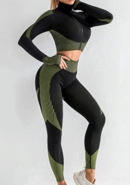 (High Quality)2023 Styles Women Sexy&Fashion Spring&Summer TikTok&Instagram Styles Yoga Tracksuit Suit 3 Piece Suit