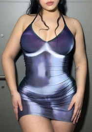 (Real Image)2023 Styles Women Sexy&Fashion Spring&Summer TikTok&Instagram Styles Print Mini Dress