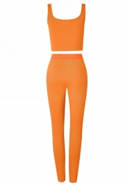 (Orange)2023 Styles Women Sexy&Fashion Spring&Summer TikTok&Instagram Styles Yoga Tracksuit Suit