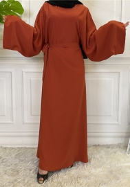 (Red)(Only Dress,not Hoodie)2023 Styles Women Sexy&Fashion Spring&Summer TikTok&Instagram Styles Solid Color Muslim Maxi Dress