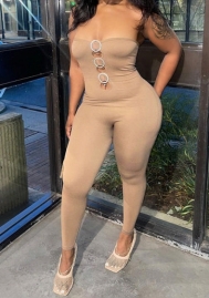 (Real Image)2023 Styles Women Sexy&Fashion Spring&Summer TikTok&Instagram Styles Tube Cut Out Jumpsuit