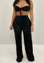 (Real Image)2023 Styles Women Sexy&Fashion Spring&Summer TikTok&Instagram Styles Bar+Long Pants Two Piece Suit