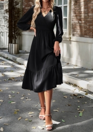 (Real Image)2023 Styles Women Sexy&Fashion Autumn/Winter TikTok&Instagram Styles Bohemian Long Sleeve Maxi Dress