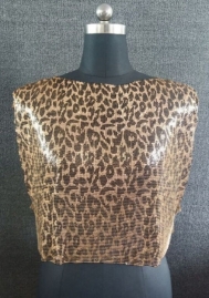 (Only Tops)(Leopard)2023 Styles Women Sexy&Fashion Autumn/Winter TikTok&Instagram Styles Sequins Tops