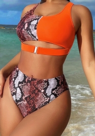 (Real Image)2024 Styles Women Sexy&Fashion Sprint/Summer TikTok&Instagram Contrast Color Bikini Set