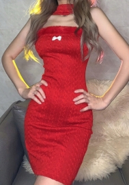 (Real Image)2021 Styles Women Christmas Fall & Winter INS Styles Dress