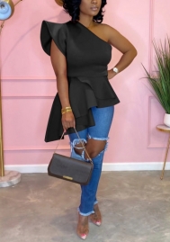 (Real Image)2022 Styles Women Fashion Spring INS Styles  Ruffle Tops