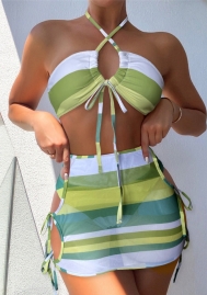 (Real Image)2022 Styles Women Fashion Summer INS Styles Print 3 Piece Swimsuits