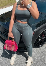 (Gray)2023 Styles Women Sexy&Fashion Spring&Summer TikTok&Instagram Styles Yoga Tracksuit Suit