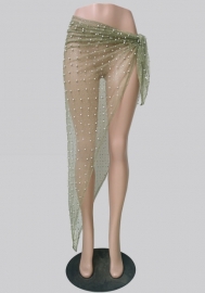 (Only Skirts)2023 Styles Women Sexy&Fashion Spring&Summer TikTok&Instagram Styles See Through Mesh Cover Ups Beach Skirts