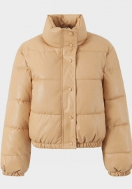 (Real Image)2023 Styles Women Sexy&Fashion Autumn/Winter TikTok&Instagram Styles PU Front Button Coat
