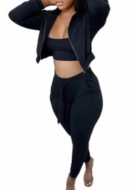 (Real Image)2023 Styles Women Sexy&Fashion Autumn/Winter TikTok&Instagram Styles Hoodie Three Piece Suit