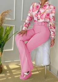 (InClude Waist Tie)(Real Image)2024 Styles Women Sexy&Fashion Sprint/Summer TikTok&Instagram Styles OL Two Piece Suit
