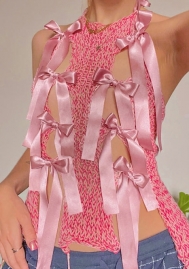 (Real Image)2024 Styles Women Sexy&Fashion Sprint/Summer TikTok&Instagram Styles Sweater Tassel Tops
