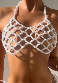 (Only Tops)(Real Image)2024 Styles Women Sexy&Fashion Sprint/Summer TikTok&Instagram Necklace Bikini Set