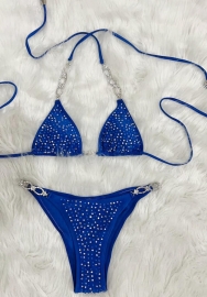 (Real Image)2024 Styles Women Sexy&Fashion Sprint/Summer TikTok&Instagram Sequin&Rhinestones Bikini Set