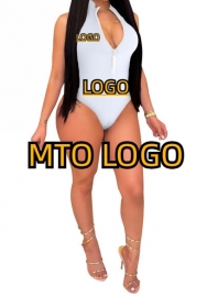 (Display Sample Link)MTO Logo Women/Men Bodysuit
