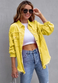 (Only Tops)(Real Image)2024 Styles Women Sexy&Fashion Sprint/Summer TikTok&Instagram Front Button Jeans Jacket