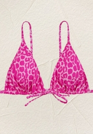 (Real Image,Only Tops)2024 Styles Women Leopard Print Bikini Top